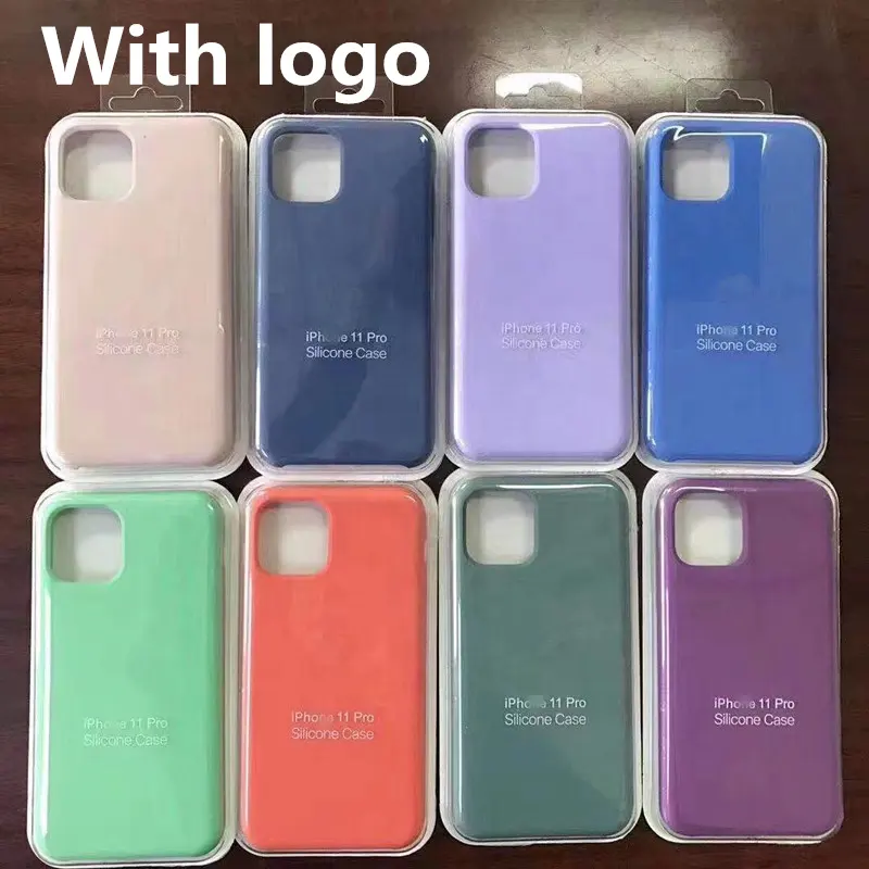 Hot selling rubber silicone phone case for iphone 13 Pro 12 11 XSmax shockproof with logo liquid silicon phone cases
