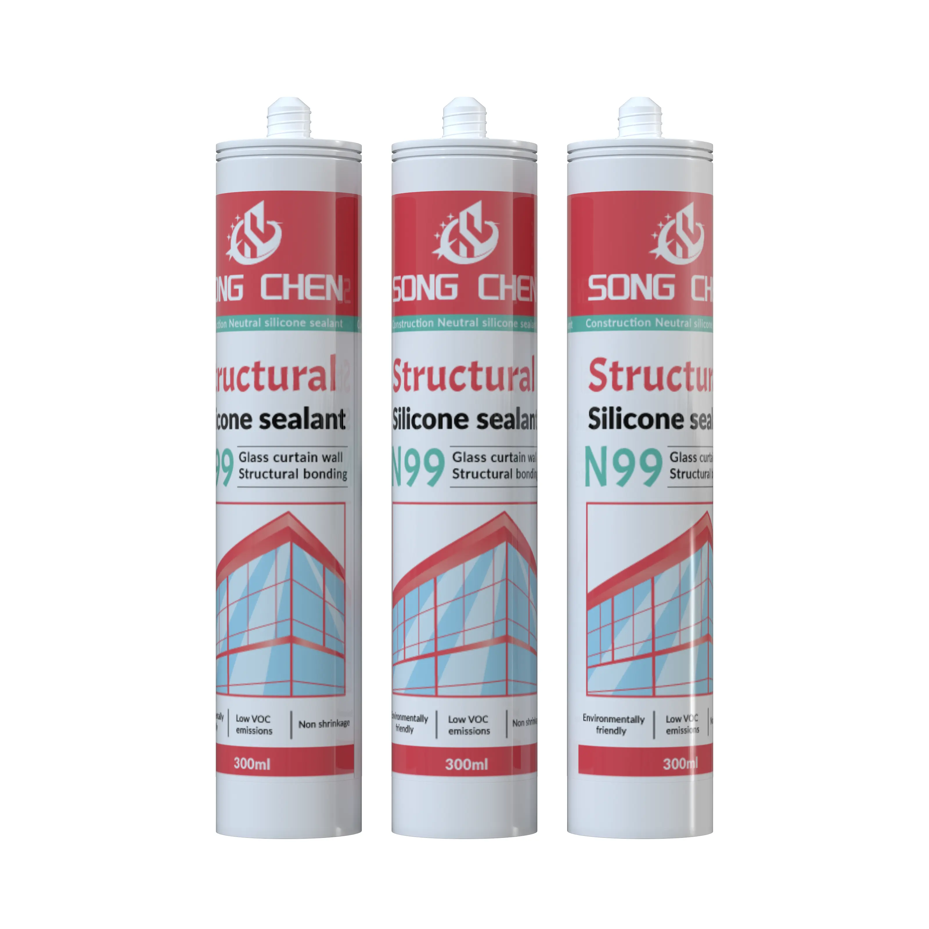 Sealant Supplier Neutral Weatherproof Silicone Sealant for Door, Window, Curtain Wall Glass 300ml 590ml OEM Sealant