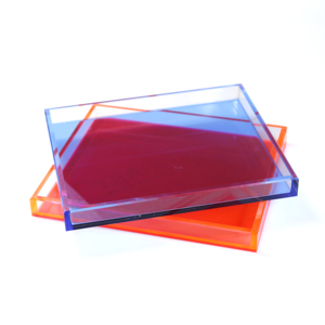 <span class=keywords><strong>Vassoio</strong></span> per Frutta e Alimenti <span class=keywords><strong>in</strong></span> Acrilico Verde Neon <span class=keywords><strong>con</strong></span> Manico per Forniture Alberghiere - Product Image 2
