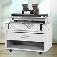 Nueva máquina copiadora de fotos digitales Ricoh MP W6700SP A0 Impresora de formato ancho en blanco y negro para empresas de construcción
