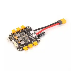 El módulo de potencia PM03D Compatible con el controlador de vuelo utiliza un monitor de potencia I2C con conectores de 2, 2 y 1, para Pixhawk 5X Fli