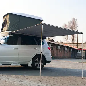 Parasol de acampada para coche, toldo lateral para tienda, refugio plano, 4x4