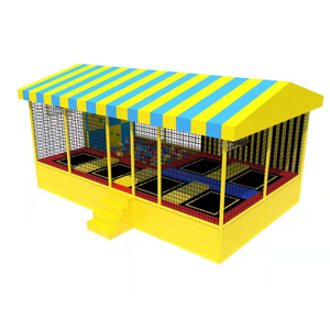 Parc de trampolines intérieur avec filet de sécurité, équipement de jeux souples pour enfants et adultes, lit de saut souple pour parc d'attractions - Product Image 3