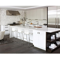 Meuble de rangement de cuisine moderne de haute performance, design personnalisé, avec plusieurs portes et tiroirs