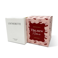 Boîtes d'emballage recyclables en pot de bougie en gros pour la maison boîtes de papier d'emballage d'impression de cadeau de bougie parfumée