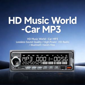 Player 6 RCA Channels 7388 <b>Car</b> MP3 RGB Key+White Backlight LCD Screen Dual USB FM BT TF - Product Image 4
