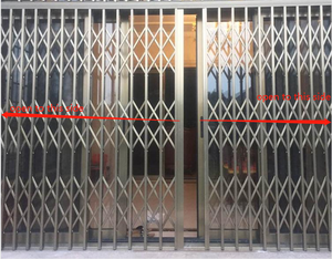Nhôm Lối Vào Có Thể Thu Vào Trellis Thanh Chống Trộm Trong Cửa Sổ Retractable An Ninh Cửa Nhôm - Product Image 5