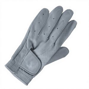 Guantes de Golf Premium Tour Preferred de Cuero Genuino Impermeables, Diseño Transpirable de Piel de Oveja Cabretta Gris, Ropa Deportiva de Alto Rendimiento - Product Image 1