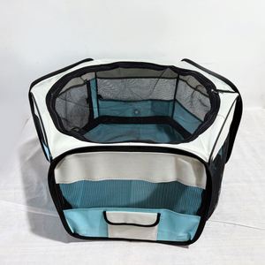 Corral de Juego para Mascotas de Gran Capacidad, Antiarañazos, con Laterales Suaves, Personalizable, Plegable y Removible, para Perros y Gatos - Product Image 4