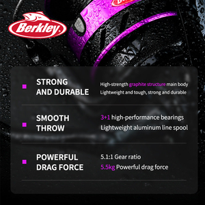 Berklie LR 800-4000 corps ultraléger bobine en aluminium moulinet de pêche en <span class=keywords><strong>eau</strong></span> salée matériel de pêche faux appât - Product Image 4