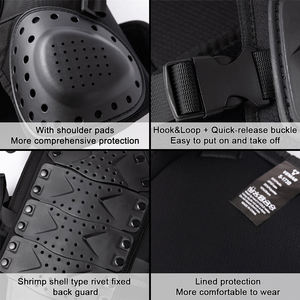 मोटरसाइकिल बच्चे के शरीर कवच जैकेट एंटी-फॉल साइकिल घुटने के पैड बच्चों की मोटरसाइकिल ऑफ-रोड एमटीबी बैक छाती रक्षक - Product Image 6