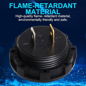 Tốt nhất DC 12V Vôn kế không thấm nước LED bảng điều khiển kỹ thuật số cho RV xe tải xe máy Thuyền biển ATV UTV cung cấp - Product Image 5