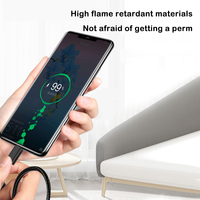 Câble de Recharge Rapide USB Type C de 1 m 60 W pour Téléphone Portable Compatible iPhone Samsung Galaxy Xiaomi Huawei en Gros