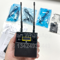 Caméra vidéo UWP-D21 Microphone sans fil avec 2 émetteurs 1 récepteur pour appareil photo reflex numérique, caméscope et smartphone Iphone/Android