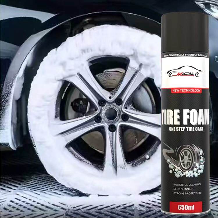 Nettoyant mousse pour pneus