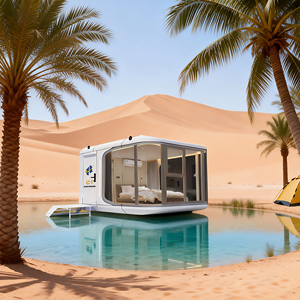 Casa Cápsula Modular Prefabricada para Exteriores, Cabaña Pequeña para Tiendas, Hoteles, Glamping y Alquiler Airbnb - Product Image 1