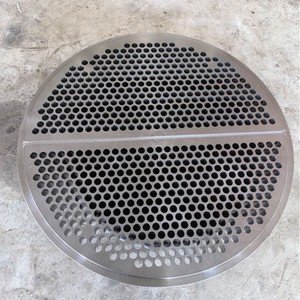 Plaque tubulaire en acier inoxydable 304 316 pour échangeur de chaleur, condenseur Q345R 16Mn - Product Image 1