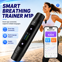 Entrenador de Respiración Inteligente M1P: Monitor de Capacidad Pulmonar en Tiempo Real y Ejercitador de Músculos Respiratorios Conectado a la Aplicación