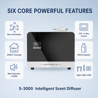 Diffuseur de parfum commercial S-3000, nébuliseur d'arômes, système de parfum pour couloir d'hôtel, contrôle LCD 4 touches PCB