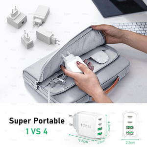 <span class=keywords><strong>USB</strong></span> C sạc cshare 40W <span class=keywords><strong>USB</strong></span> cắm với 2M Loại-C cáp nhiều 4 cổng sạc nhanh cho iPhone 16 15 Pro Max Android <span class=keywords><strong>Adapter</strong></span> - Product Image 4