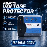 Protecteur de tension monophasé 220V 20A en matériau PC pour climatiseurs et appareils électroménagers