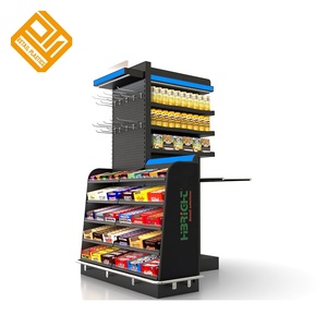 Sang trọng thiết kế hiện đại thời trang Snack Kệ dẫn ánh sáng kiểm tra truy cập bảng tiền mặt Rack hiển thị - Product Image 3