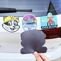 Aimants personnalisés en gros avec impression de logo réutilisables, autocollants magnétiques découpés sur mesure, décalcomanies magnétiques pour pare-chocs