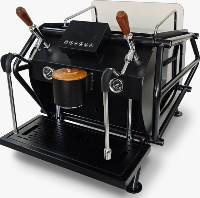 Dual Boiler Commercial Grade Stainless Steel Semi-Automatic Espresso Machine with 9Bar Rotary Pump & Customizable Color Options