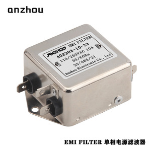 ตัวกรอง EMI อันโจว AG2203 10A 250VAC โมดูลกรองสัญญาณไฟฟ้าเฟสเดียว - Product Image 3