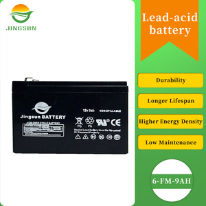Jingsun מכירה חמה 12v 9ah עופרת חומצה סוללה חיים ארוכים מחזור סוללה agm אספקה במפעל זול - Product Image 5