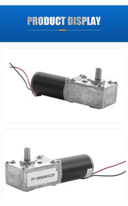 DC 12V24V 100Kg מומנט גבוה מפחית תולעת גיר מנוע - Product Image 5