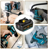 Batería de Iones de Litio Recargable de 18V 6000mAh BL1860B, Reemplazo de Estado Sólido para Herramientas Eléctricas Inalámbricas, 32 Celdas, 1500 Ciclos