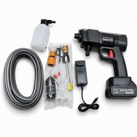 Nettoyeur Haute Pression Sans Fil Professionnel 20V 19000 tr/min, Kit d'Accessoires Canon à Mousse à Coque en Nylon Haute Vitesse pour un Entretien Efficace