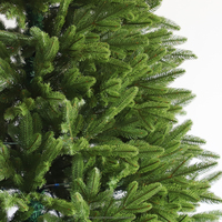 Sapins de Noël artificiels en PE de haute qualité avec base de support, lumières LED pré-éclairées, design moderne - Options personnalisées en gros
