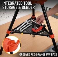 Pince à chaîne portable Hongli H401 pour tuyaux, support trépied pliable robuste, pince de maintien de tuyaux