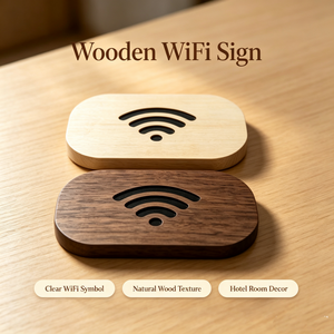 Premium RFID NFC 1K houten/bamboe visitekaartje mini-tag lasergravering waterdicht 13.56MHz betaalkaart hotels WIFI kantoren - Product Image 1
