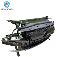 Pour BMW Série 4 G22 G23 420i 430i M440i Kit de carrosserie avant Kit de radiateur avant Ventilateur électronique Kit de refroidissement du moteur Condenseur AC 21-23