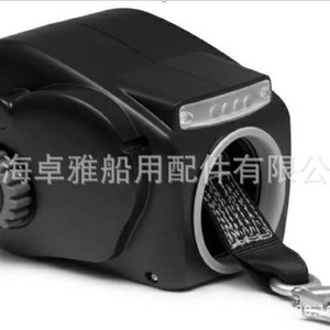 Cabrestante Eléctrico 12V con Cuerda de Nylon para Barcos, Carcasa de Plástico Negra - Product Image 2