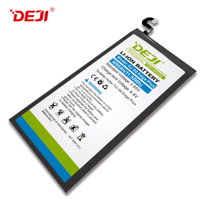 DEJI EB-BG928ABE G9280 Replacement Digital Batteries for Samsung Galaxy S6 Edge Plus Mobile Phone with Big Battery