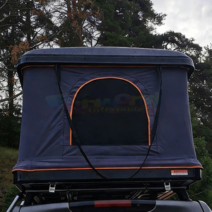 Tente de toit rigide 4 saisons en aluminium pour camping, sac à chaussures, tente triangulaire 1-3 personnes, tente de toit pour voiture 4x4 tout-terrain - Product Image 3