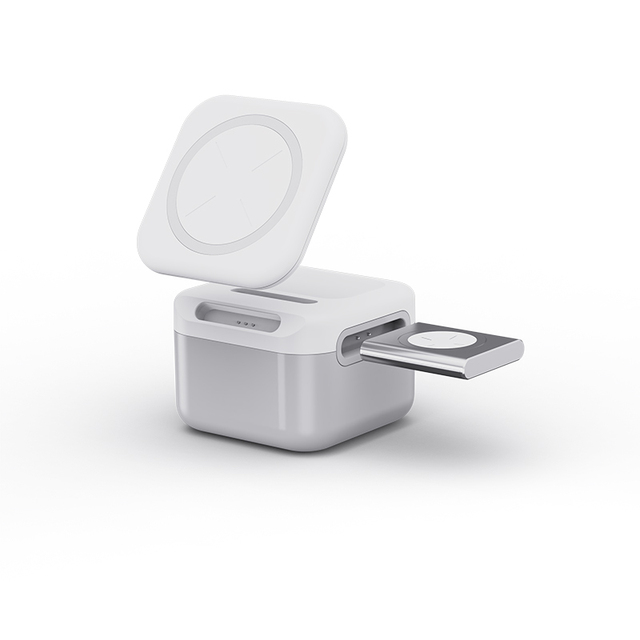 H31 3 in 1 Magnetic Wireless Charger Station 15W Fast Charging Dock for Apple for iPhone 17 16 15 14 for Apple Watch for AirPods