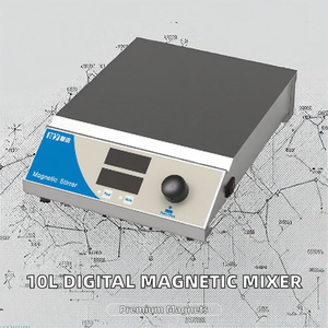 خلاط مغناطيسي رقمي للمختبرات من الفولاذ المقاوم للصدأ سعة 10 لتر بسرعة 100-1500 دورة في الدقيقة قابل للتخصيص معدات مختبرات العطور/مستحضرات التجميل مع ضمان لمدة سنة - Product Image 3