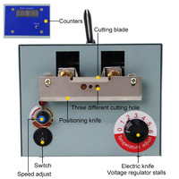 Machine à débecquer les volailles électrique à double lame pour poulets et canards avec compteur