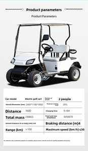 รถกอล์ฟไฟฟ้า 2 ที่นั่ง ความเร็วสูง 48V 4 ล้อ สำหรับโรงแรมและรีสอร์ท - Product Image 3
