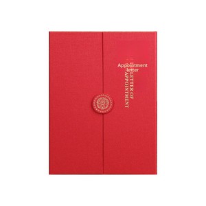 Chất lượng cao tùy chỉnh an ninh Watermark thiệp chúc mừng chống hàng giả letterpress in ấn trên các tông với dập nổi - Product Image 5