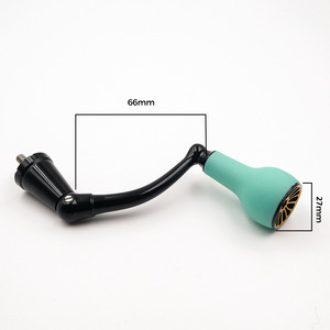 Empuñadura para carrete de pesca de 66 mm con mango azul de TPE de 27 mm para Slammer Spinfisher 2500 4500 - Product Image 5