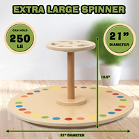 Offre Spéciale Sit and Spin Toys Chaise sensorielle pour tout-petits Chaise berçante Jouet de siège en bois pour tout-petits