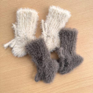 Nouveau design de chaussettes tricotées en poils de vison pour bébé de 0 à 3 mois, chaussettes chaudes au genou de différentes couleurs pour tout-petits - Product Image 2