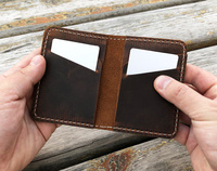 Dompet uang kartu kredit pria, kulit ramping minimalis desain kasual terbaru dengan harga terbaik dan terjangkau
