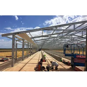 Large-scale Automatic Controlled Prefabricated Steel Frame Structure Design Chicken Broiler House Poultry Shed Building Farm